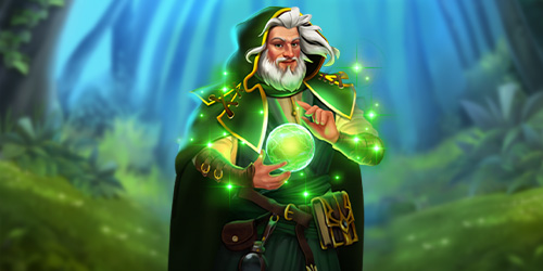 Big Win: Fire Blaze: Green Wizard
